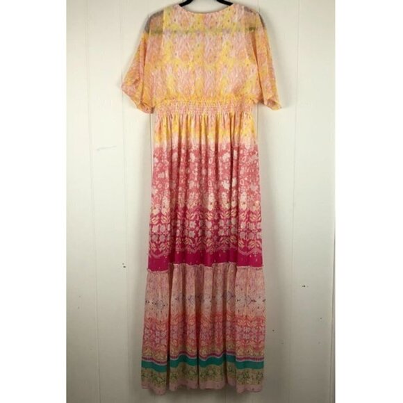 House of Harlow 1960 Womens Dress Maxi Elastic Empire Waist X-Small - Picture 2 of 12